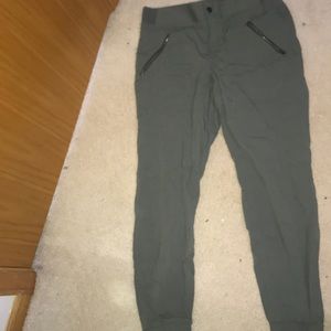 green joggers